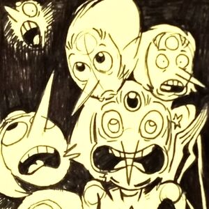 SU "Spooky Pearl" Ink Drawings by Raven Molisee